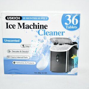 USKICH Ice Machine Cleaner Descaler Tablets, 36 Pack,Set of 2  Countertop Nugget